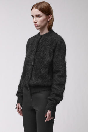 KNITJACKET W KJ 175 BLACK