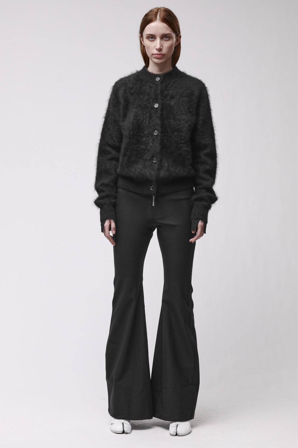 KNITJACKET W KJ 175 BLACK