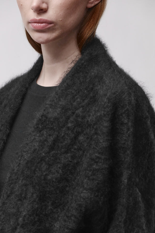 KNITJACKET W KJ 176 BLACK