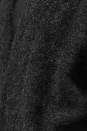 KNITJACKET W KJ 176 BLACK