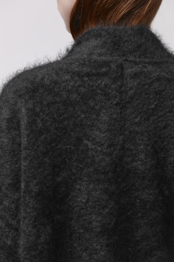 KNITJACKET W KJ 176 BLACK