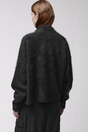 KNITJACKET W KJ 176 BLACK