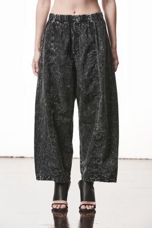 PANTS W P 21 BLACK MARBLE