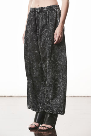 PANTS W P 21 BLACK MARBLE