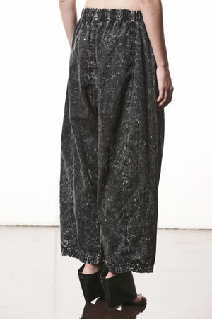 PANTS W P 21 BLACK MARBLE
