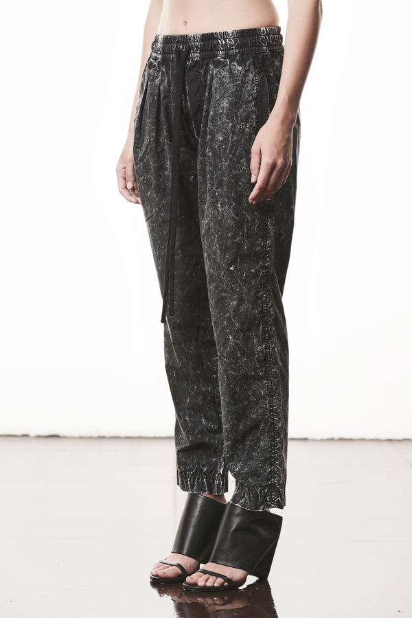 PANTS W P 22 BLACK MARBLE