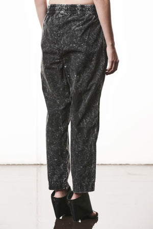 PANTS W P 22 BLACK MARBLE