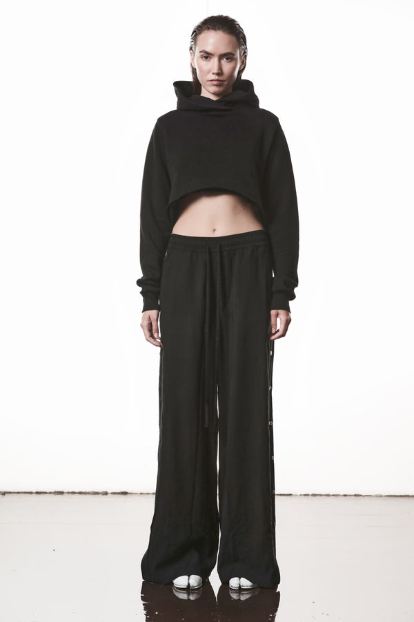 HOODIE W S 495 BLACK