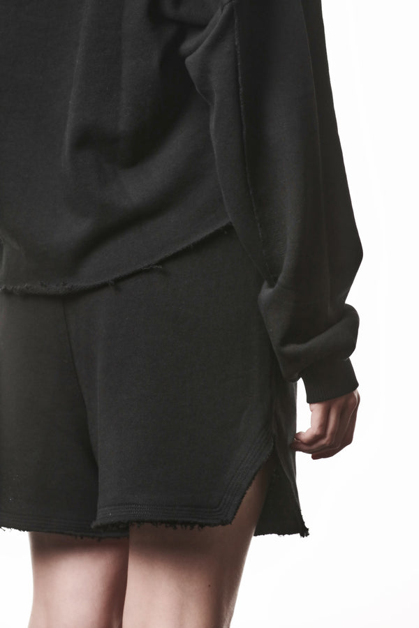 SWEATSHIRT W S 496 BLACK