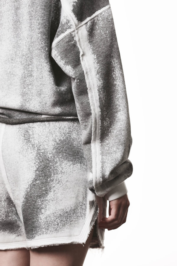 SWEATSHIRT W S 496 SPRAY GREY