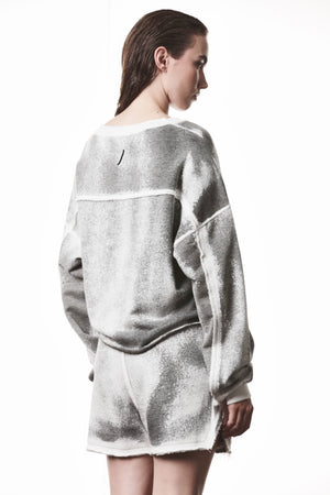 SWEATSHIRT W S 496 SPRAY GREY