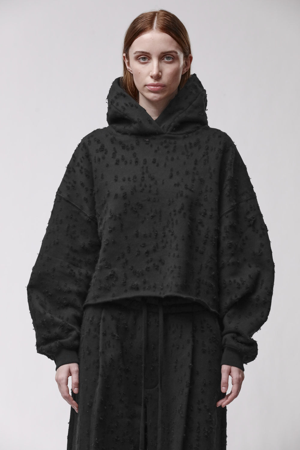 HOODIE W S 497 BLACK