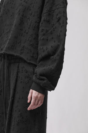 HOODIE W S 497 BLACK