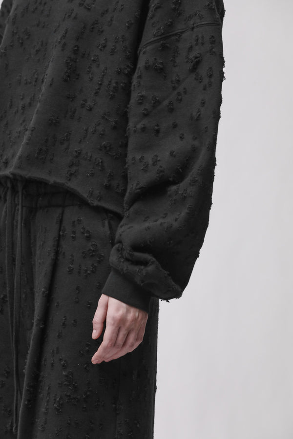 HOODIE W S 497 BLACK