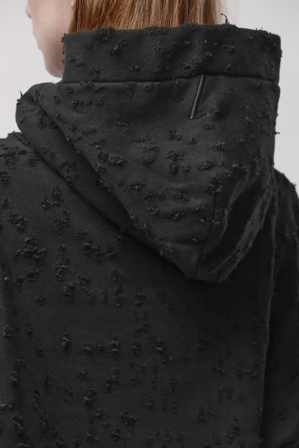 HOODIE W S 497 BLACK