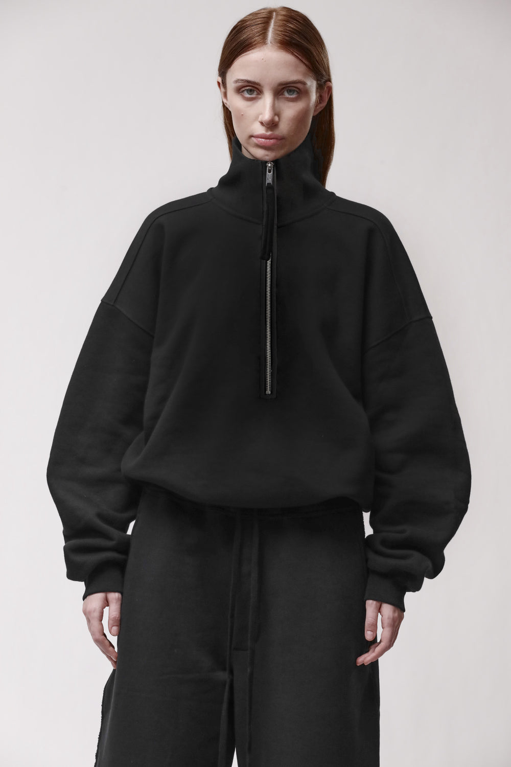 SWEATER W S 498 BLACK
