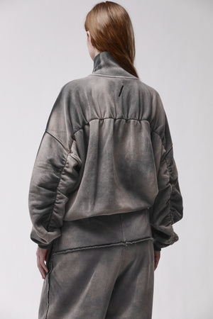 SWEATER W S 498 GREY STONE WASH SPRAY