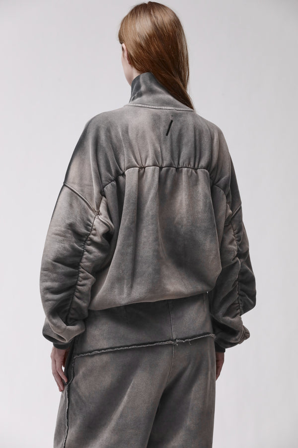 SWEATER W S 498 GREY STONE WASH SPRAY