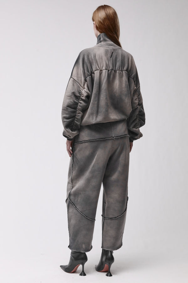 SWEATER W S 498 GREY STONE WASH SPRAY