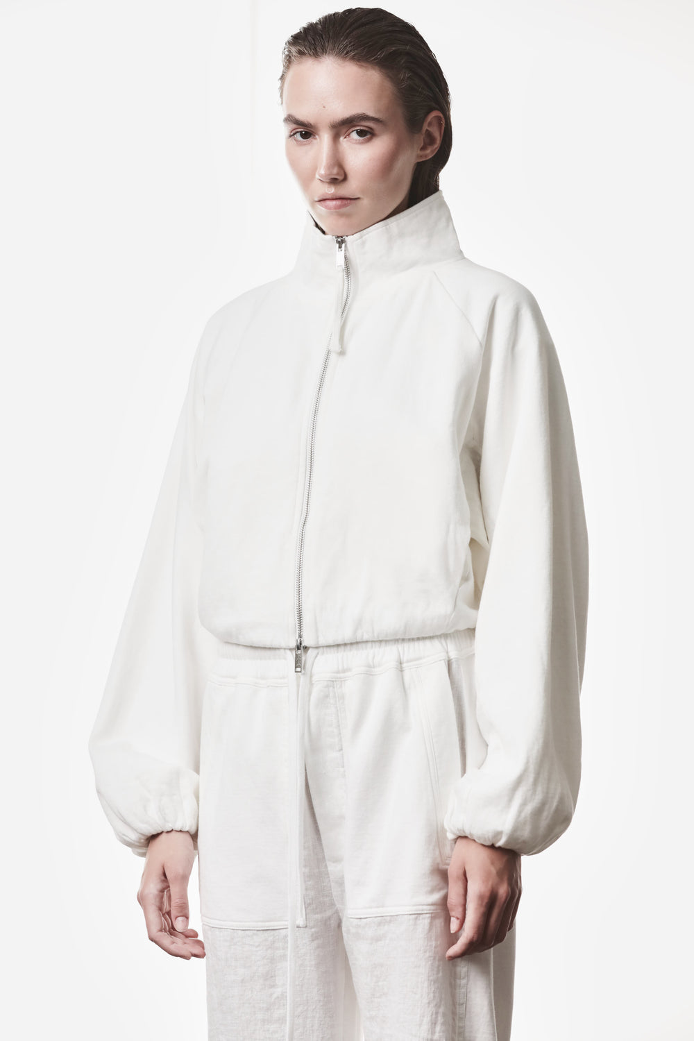 JACKET W SJ 497 OFF WHITE