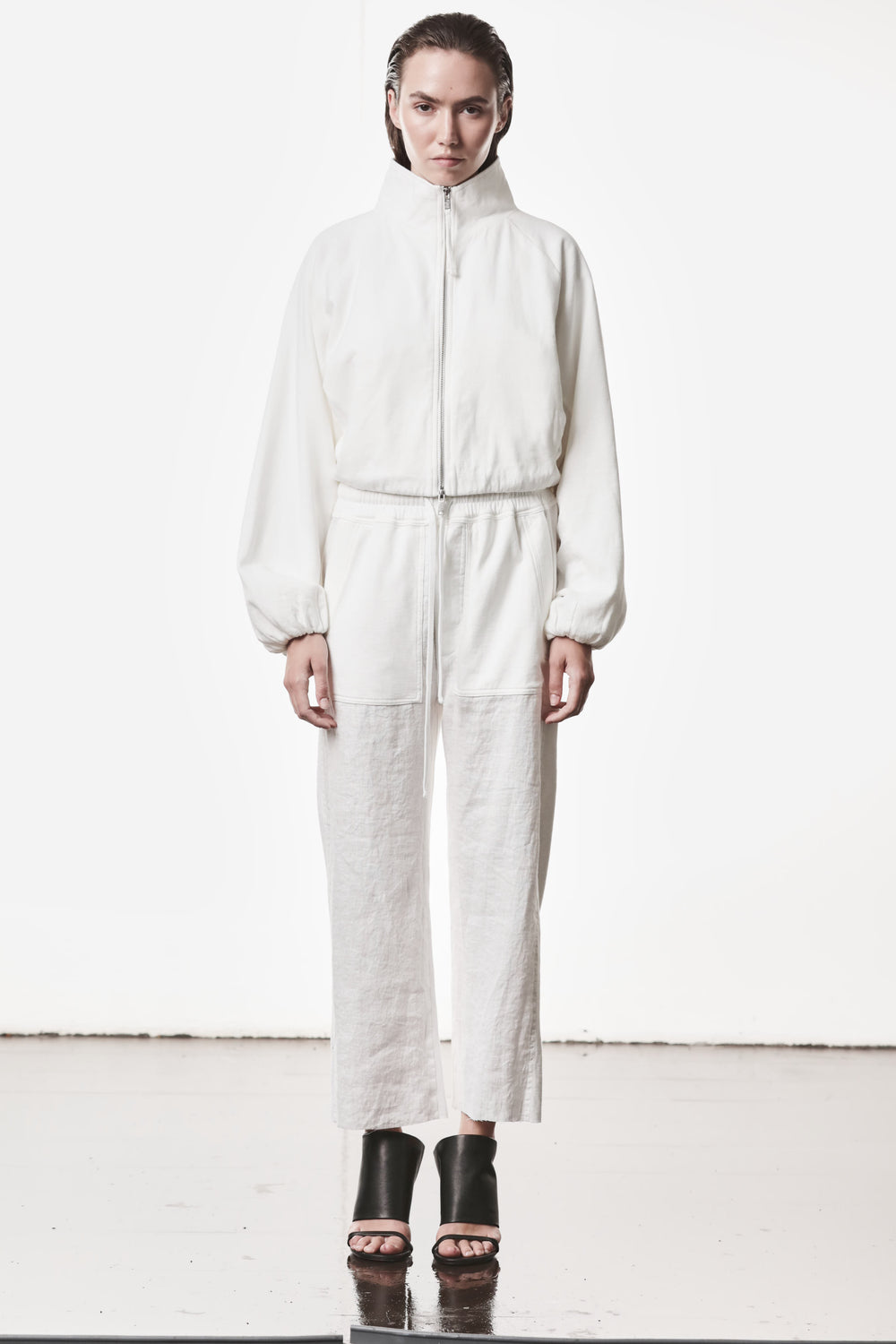 JACKET W SJ 497 OFF WHITE