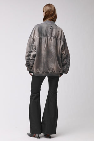 JACKET W SJ 506 GREY STONE WASH SPRAY