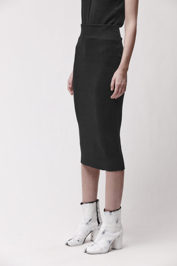 SKIRT W SK 100 BLACK