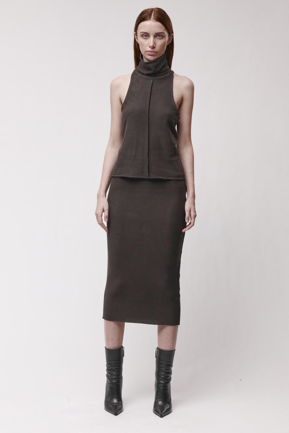 SKIRT W SK 100 COLD BROWN