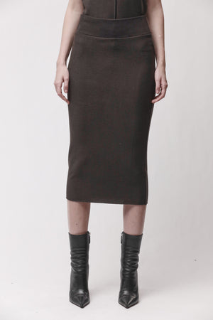 SKIRT W SK 100 COLD BROWN