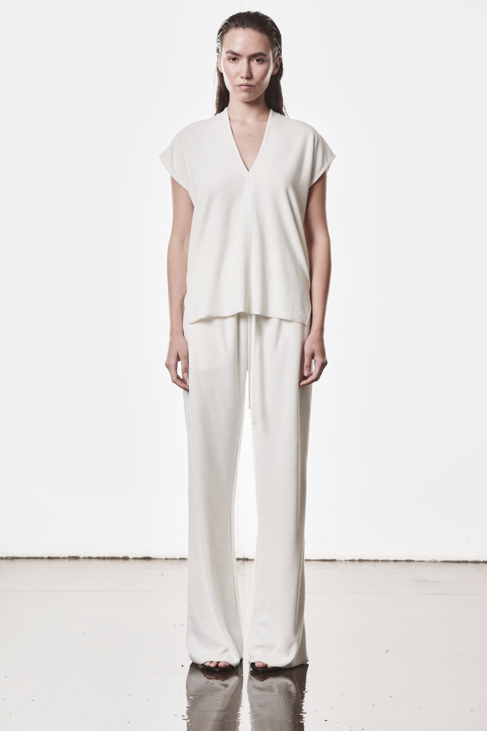 PANTS W ST 426 OFF WHITE