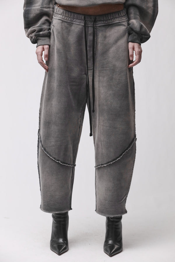 PANTS W ST 436 GREY STONE WASH SPRAY