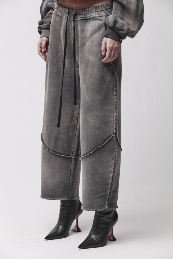 PANTS W ST 436 GREY STONE WASH SPRAY