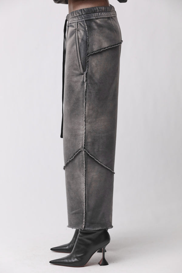PANTS W ST 436 GREY STONE WASH SPRAY