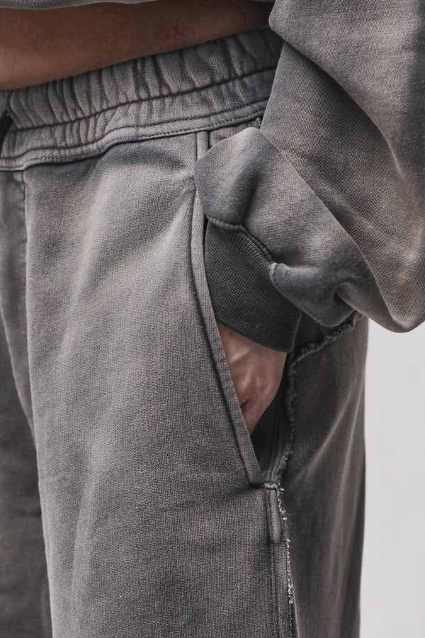 PANTS W ST 436 GREY STONE WASH SPRAY