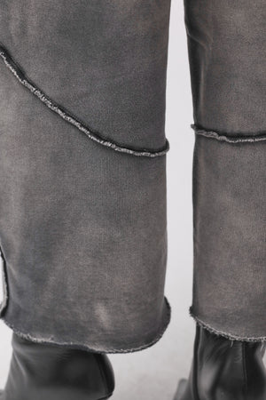 PANTS W ST 436 GREY STONE WASH SPRAY