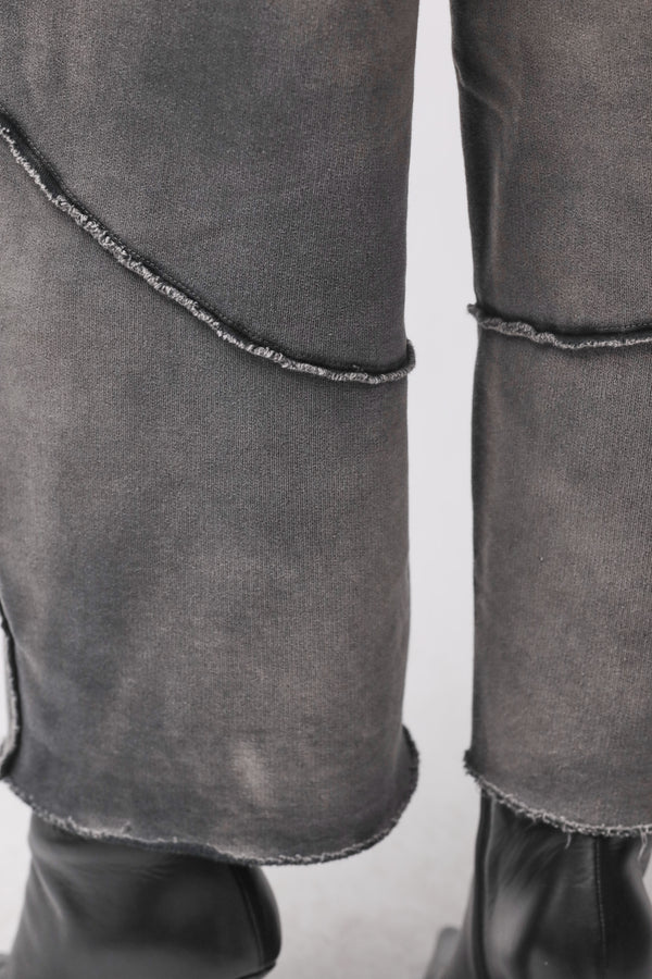 PANTS W ST 436 GREY STONE WASH SPRAY