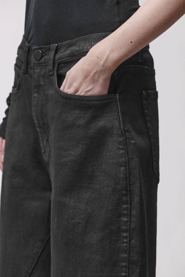 DENIM W T 81 BLACK COATED