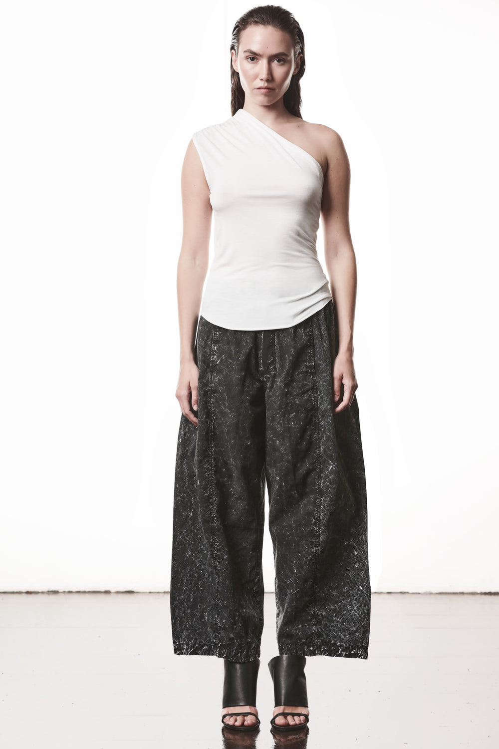 PANTS W P 21 BLACK MARBLE