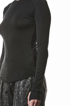 T-SHIRT W TS 605 BLACK