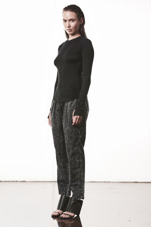 T-SHIRT W TS 605 BLACK