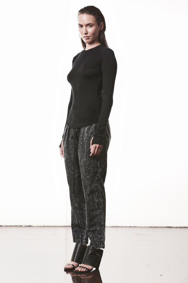 T-SHIRT W TS 605 BLACK