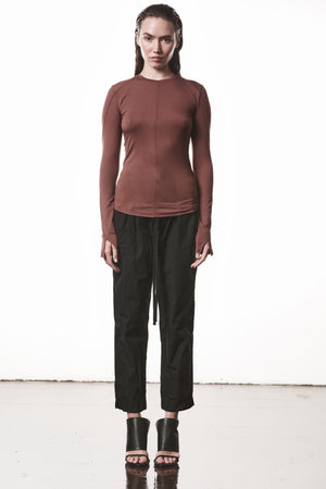 T-SHIRT W TS 605 RED WOOD