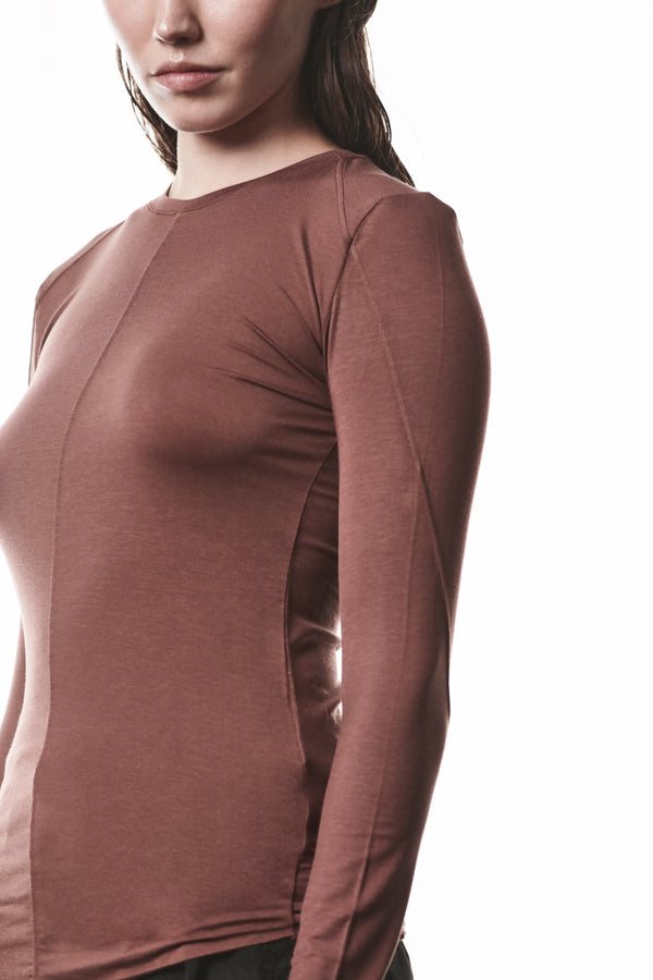 T-SHIRT W TS 605 RED WOOD