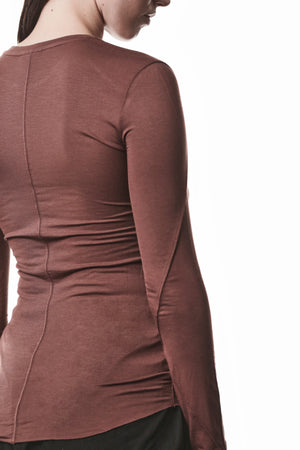 T-SHIRT W TS 605 RED WOOD