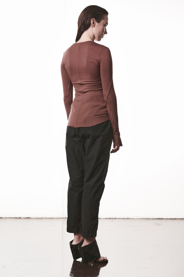 T-SHIRT W TS 605 RED WOOD