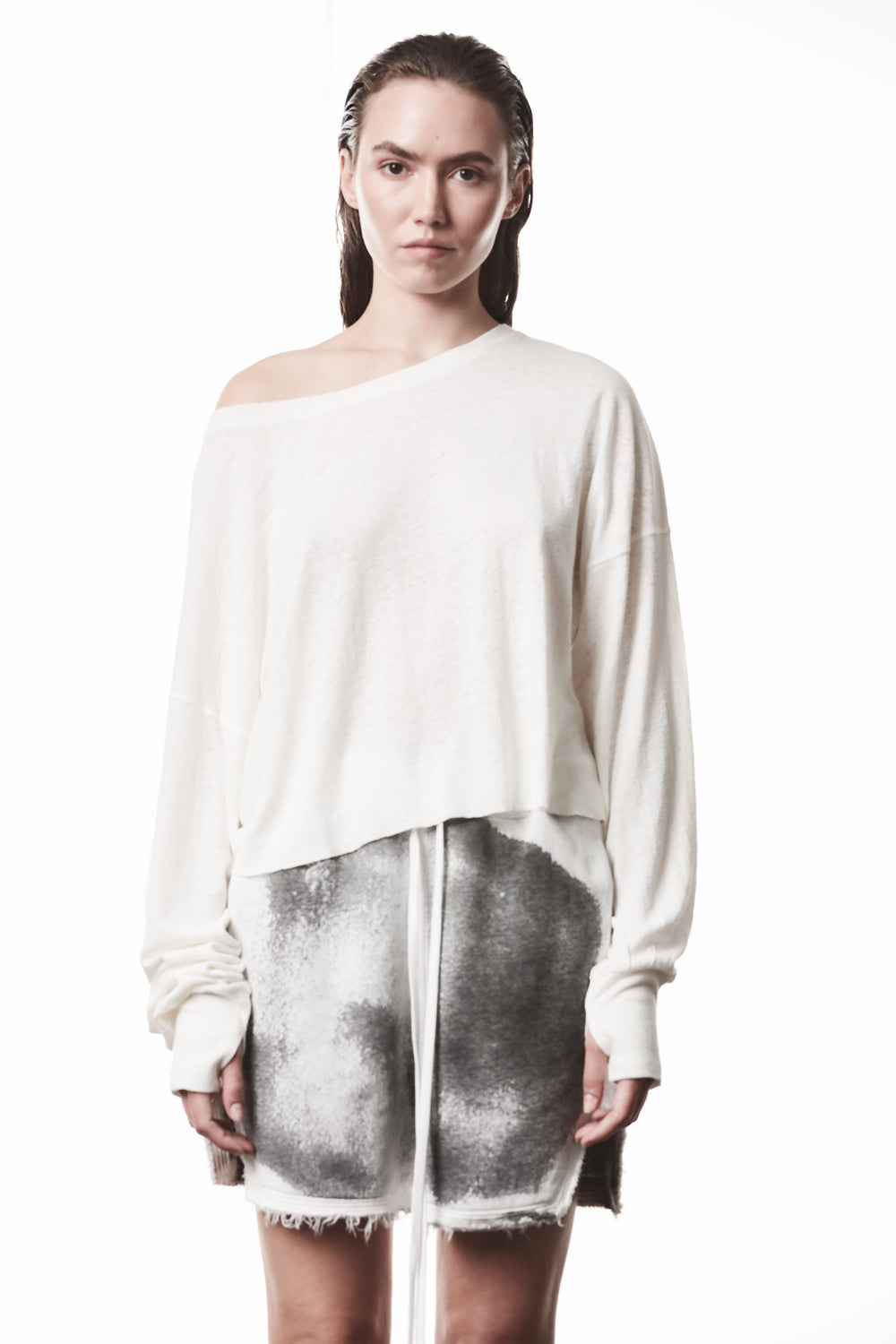 T-SHIRT W TS 613 OFF WHITE