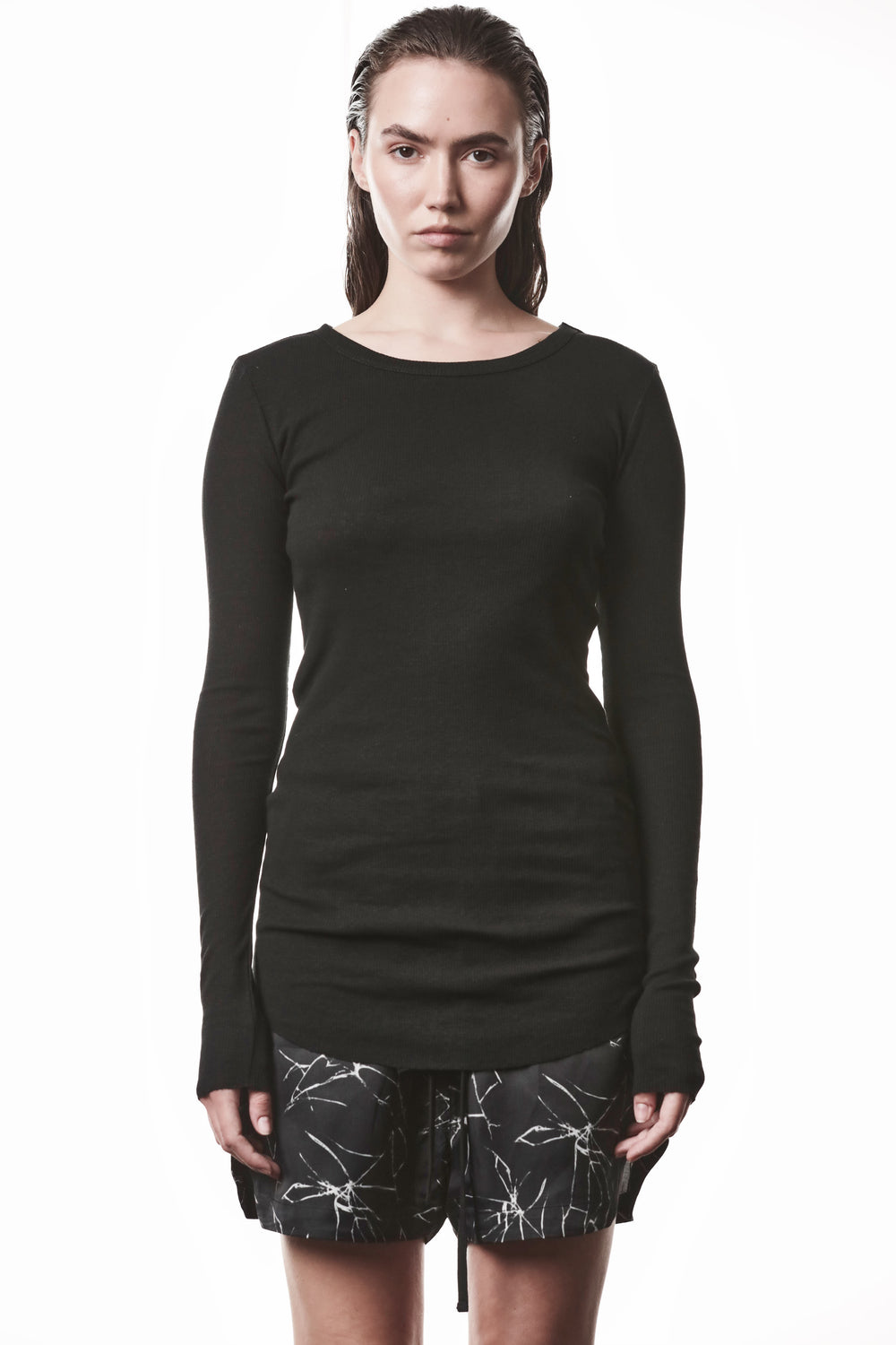 T-SHIRT W TS 615 BLACK