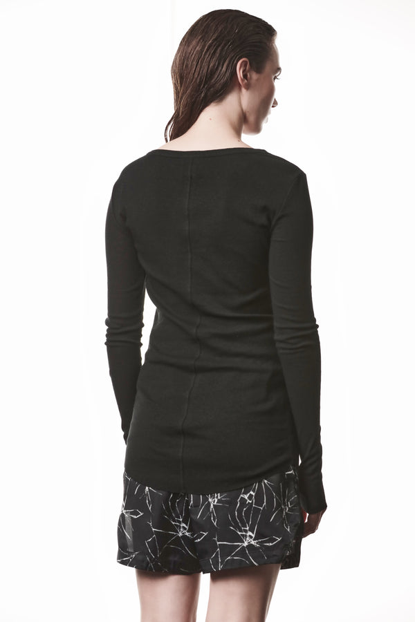 T-SHIRT W TS 615 BLACK