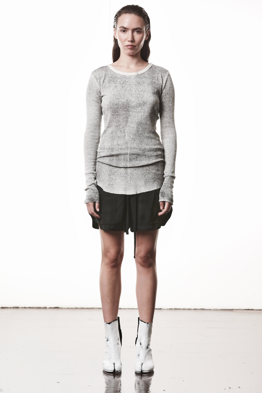 T-SHIRT W TS 615 SPRAY GREY