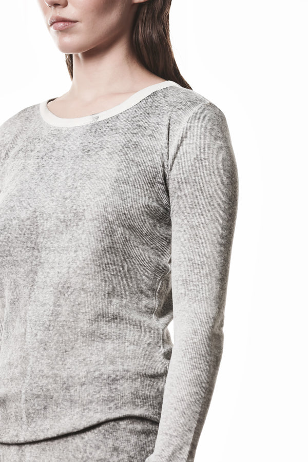 T-SHIRT W TS 615 SPRAY GREY